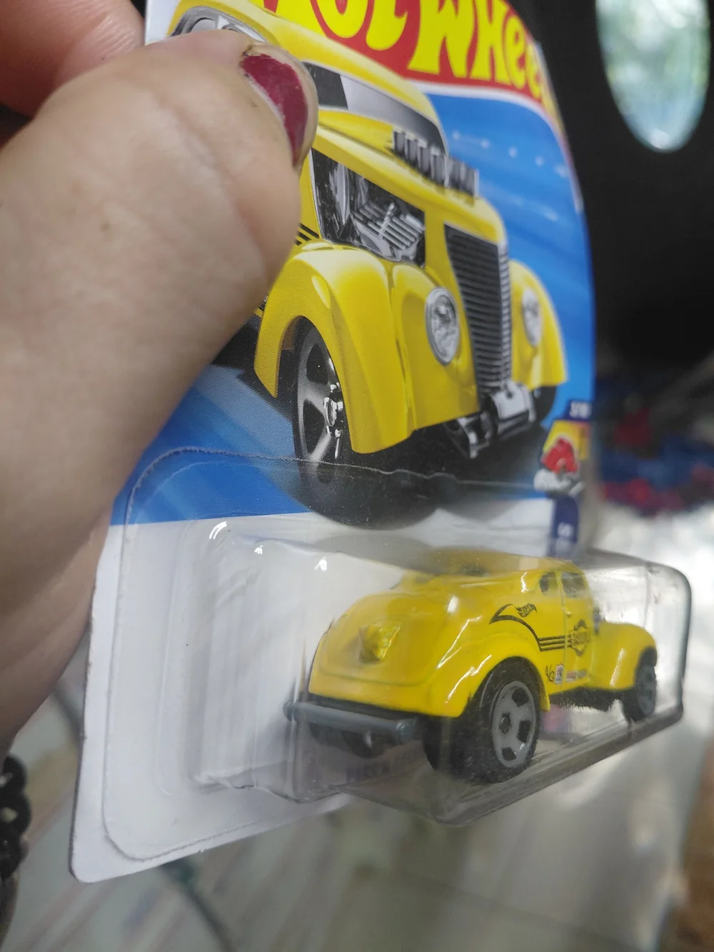 bright yellow Hot Wheels Pass'n Gasser from the 2026 Drag Racers series (3/10, c